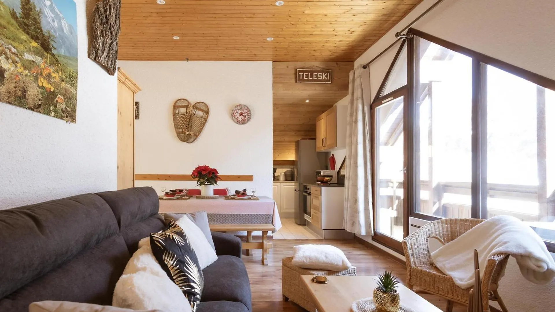 Location 2 Pieces 6 Pers Avec Balcon, Valloire, A 500M Des Pistes, Animaux Acceptes - Fr-1-263-165 Apartment Valloire